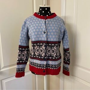 Vintage Nordic Eddie Bauer Sweater Cardigan